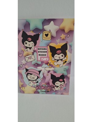 Mutlu Anılar Parti Evi Kuromi Boyama Kitabı