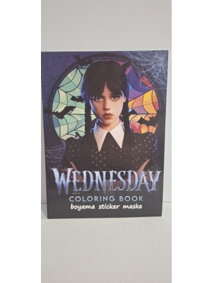 Mutlu Anılar Parti Evi Wednesday Boyama Kitabı