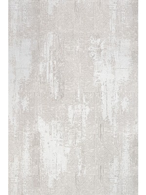 Hali.Net 120x180 cm Krem Bej Geometrik Çizgiler Modern Soyut Geometrik Yıkanabilir Halı | Salon Yatak Odası Halısı | Leke Tutmaz Hipoalerjenik | CREA_SİLVER-16500