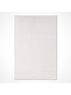 Beyaz Düz Etnik Modern Desenli Akrilik Hav Vermeyen Leke Tutmayan Kolay Temizlenen Yumuşak Makine Salon Yolluk Mutfak Halı