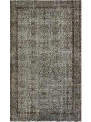 Atina Kahverengi Eskitme Yün Modern Desenli Yün Hav Toz Vermez Leke Tutmayan Salon Yolluk Mutfak El Dokuma Halı