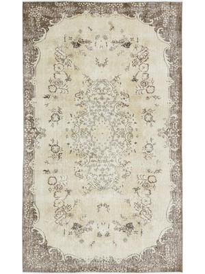 Atina Pembe Eskitme Yün Modern Desenli Yün Hav Toz Vermez Leke Tutmayan Salon Yolluk Mutfak El Dokuma Halı