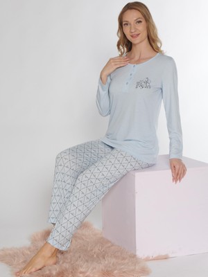 Uzun Kol Pijama Takımı Alperi 790-81