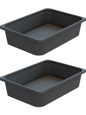 Montessori Oyuncak Dolabı Kutusu Saklama Kutusu 41X30.5X10 Çocuklar Için Aktivite Kutusu 2 Adet