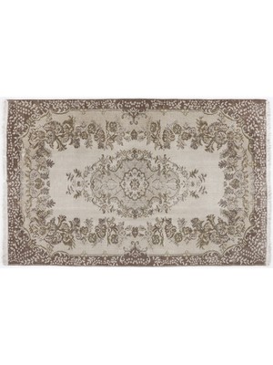 Bej Eskitme Yün Modern Desenli Yün Hav Toz Vermez Leke Tutmayan Salon Yolluk Mutfak El Dokuma Halı