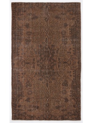 Bespoky 163x274 cm Bej Klasik Yün Halı | Salon Yatak Odası Halısı | %100 Doğal Yün El Yapımı El Dokuma | UNİQUE-3422