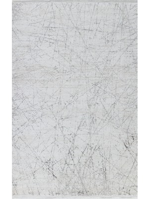 Hali.Net 80x200 cm Gri Modern Klasik Çerçeveli Halı | Balkon Halısı Mutfak Koridor Halı | Hav Vermez Leke Tutmaz | 6222-GRİ