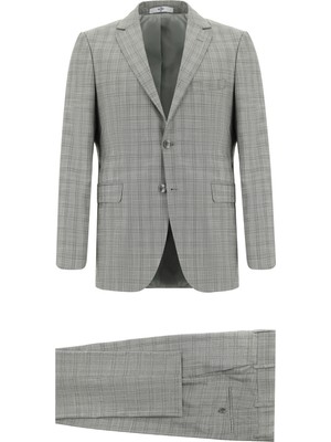 Kiğılı 6 Drop Regular Fit Standart Kesim Ekose Takım Elbise