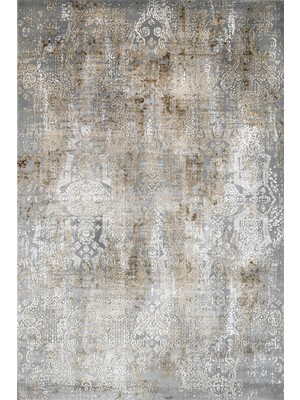 Bespoky 100x150 cm Altın Artemis Modern Klasik Yıkanabilir Halı | Mutfak Balkon Yatak Odası Halısı | Leke Tutmayan Kaymaz | ARTEMİS_DİOR-5858A