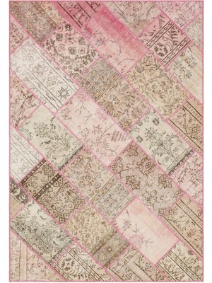 Bespoky 161x231 cm Çok Renkli Klasik Yün Halı | Salon Yatak Odası Halısı | %100 Doğal Yün El Yapımı El Dokuma | UNİQUE-35480