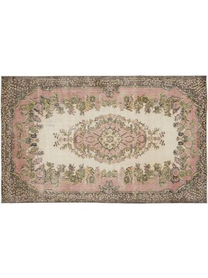 Kahverengi Göbekli Yün Modern Desenli Yün Hav Toz Vermez Leke Tutmayan Salon Yolluk Mutfak El Dokuma Halı