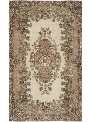 Bespoky 174x290 cm El Dokuma Mavi Yün Halı | El Yapımı Klasik Salon Halısı | %100 Doğal Yün | UNİQUE-9736