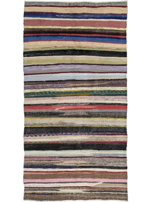 Bespoky 175x338 cm Turuncu Klasik Yün Halı | Salon Yatak Odası Halısı | %100 Doğal Yün El Yapımı El Dokuma | UNİQUE-982