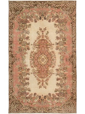 Atina Bej Eskitme Yün Modern Desenli Yün Hav Toz Vermez Leke Tutmayan Salon Yolluk Mutfak El Dokuma Halı