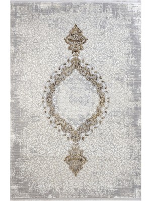 Blase Klasik Bej Polyester Dikdörtgen Modern Desenli Akrilik Hav Vermeyen Leke Tutmayan Kolay Temizlenen Yumuşak Makine Salon Yolluk Mutfak Halı