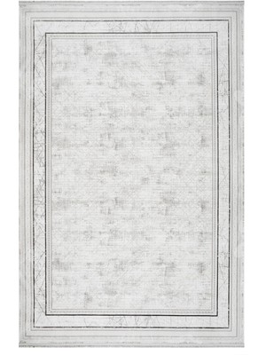 Hali.Net 120x120 cm Gri Halı | Salon Yatak Odası Halısı | Hav Vermez Leke Tutmaz | ROMA-1103G
