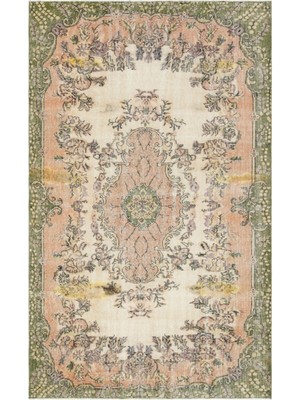 Bespoky 178x295 cm Mor Klasik Yün Halı | Salon Yatak Odası Halısı | %100 Doğal Yün El Yapımı El Dokuma | UNİQUE-35949