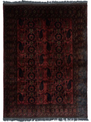 Iskece Turuncu Eskitme Yün Modern Desenli Yün Hav Toz Vermez Leke Tutmayan Salon Yolluk Mutfak El Dokuma Halı