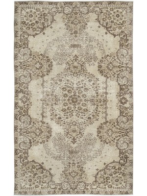 Atina Gri Eskitme Yün Modern Desenli Yün Hav Toz Vermez Leke Tutmayan Salon Yolluk Mutfak El Dokuma Halı