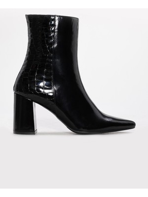 Hakiki Deri  Kadın Kalın Topuklu Bot 215DZA3211