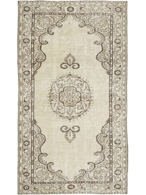 Bespoky 165x292 cm Çok Renkli Klasik Yün Halı | Salon Yatak Odası Halısı | %100 Doğal Yün El Yapımı El Dokuma | UNİQUE-9752
