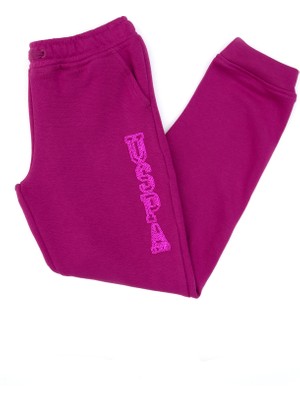 U.S. Polo Assn. Kız Çocuk Fuşya Payet İşlemeli Jogger Eşofman Altı 50314471-VR023
