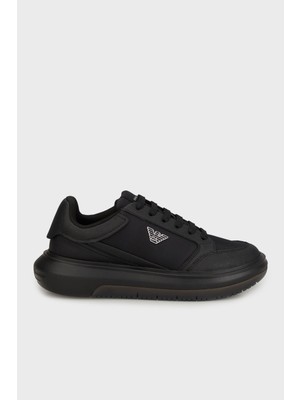 Emporio Armani Logolu Kalın Taban Sneaker Ayakkabı Erkek Ayakkabı EM003666 AF19532 MC105