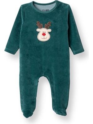 Hellobaby Yenidoğan Kadife Patikli Tulum