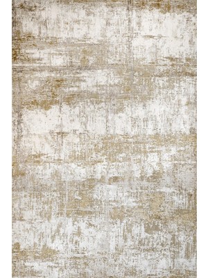 Bespoky 120x180 cm Altın Ipekzade Kilim Yıkanabilir İpek Halı | Yatak Odası Çocuk Odası Salon Halısı | Hav Vermez Kaymaz | GM_IPEKZADE100-11383G