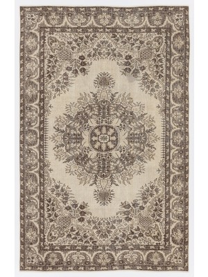 Atina Turkuaz Eskitme Yün Modern Desenli Yün Hav Toz Vermez Leke Tutmayan Salon Yolluk Mutfak El Dokuma Halı