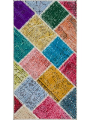 Bespoky 80x150 cm Bej Klasik Yün Halı | Mutfak Balkon Salon Halısı | %100 Doğal Yün El Yapımı El Dokuma | UNİQUE-31421