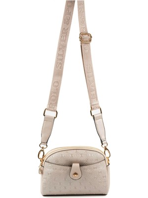 Silver & Polo Bej SP1144 Kadın Çapraz Çanta Günlük Kullanım İçin Şık ve Fonksiyonel