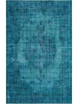 Vintage Kırmızı Çerçeveli Yün Modern Desenli Yün Hav Toz Vermez Leke Tutmayan Salon Yolluk Mutfak El Dokuma Halı