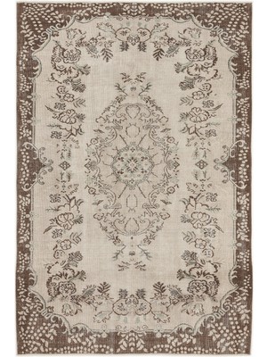 Atina Mavi Eskitme Yün Modern Desenli Yün Hav Toz Vermez Leke Tutmayan Salon Yolluk Mutfak El Dokuma Halı