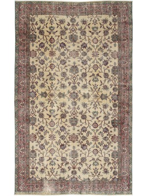 Atina Turkuaz Eskitme Yün Modern Desenli Yün Hav Toz Vermez Leke Tutmayan Salon Yolluk Mutfak El Dokuma Halı