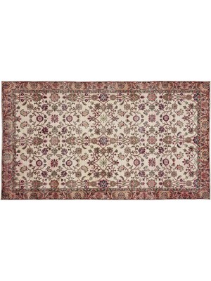 Kahverengi Çiçekli Yün Modern Desenli Yün Hav Toz Vermez Leke Tutmayan Salon Yolluk Mutfak El Dokuma Halı