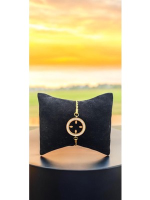 Lüks Figürlü Çelik Bileklik CNS077-1