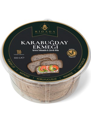 Ridada Glutensiz Karabuğday Ekmeği 500G Tek Parça Doğal ve Sağlıklı Alternatif