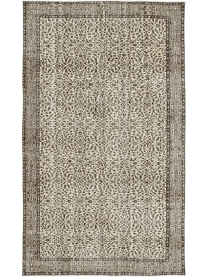 Bespoky 166x277 cm Mavi Klasik Yün Halı | Salon Yatak Odası Halısı | %100 Doğal Yün El Yapımı El Dokuma | UNİQUE-9910