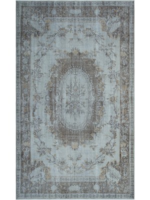 Atina Kahverengi Eskitme Yün Modern Desenli Yün Hav Toz Vermez Leke Tutmayan Salon Yolluk Mutfak El Dokuma Halı