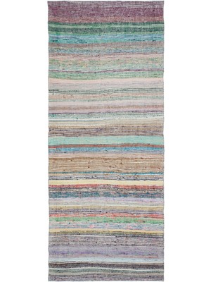 Teselya Bej Çizgili Yün Modern Desenli Yün Hav Toz Vermez Leke Tutmayan Salon Yolluk Mutfak El Dokuma Halı