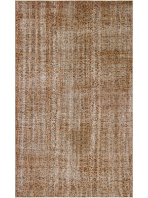 Teselya Bej Patchwork Yün Modern Desenli Yün Hav Toz Vermez Leke Tutmayan Salon Yolluk Mutfak El Dokuma Halı