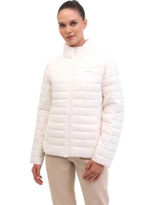 Lumberjack Wb Padded Kadın Mont Bej Renk Rahat Kesim 1SN28 5pr Uzun Kol