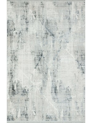 Halınet Berkeley Gri Modern Etnik Desenli Akrilik Hav Vermeyen Leke Tutmayan Kolay Temizlenen Yumuşak Makine Salon Yolluk Mutfak Halı