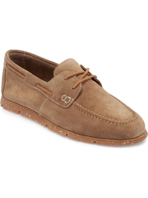 Tergan  Vizon Hakiki Süet Deri Erkek Casual Ayakkabı - E24I1AY56587-A02