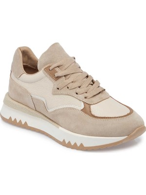 Tergan  Bej Hakiki Deri Kadın Sneaker - K24I1AY67135-B79