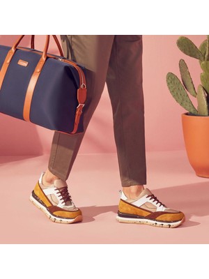 Tergan  Taba Deri-Tekstil Erkek Sneaker - E24I1AY56822-A29