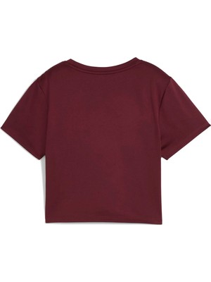 Puma Kadın Kırmızı Puma Tad Essentıal W Baby Tee Kırmızı Kadın Crop