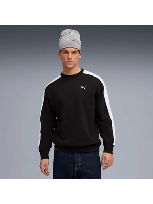 Puma Erkek Siyah Puma T7 Relaxed Crew Siyah Erkek Sweatshirt