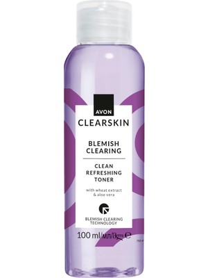 Avon Akneye Meyilli Ciltler İçin Tazeleyici Tonik 100 Ml.